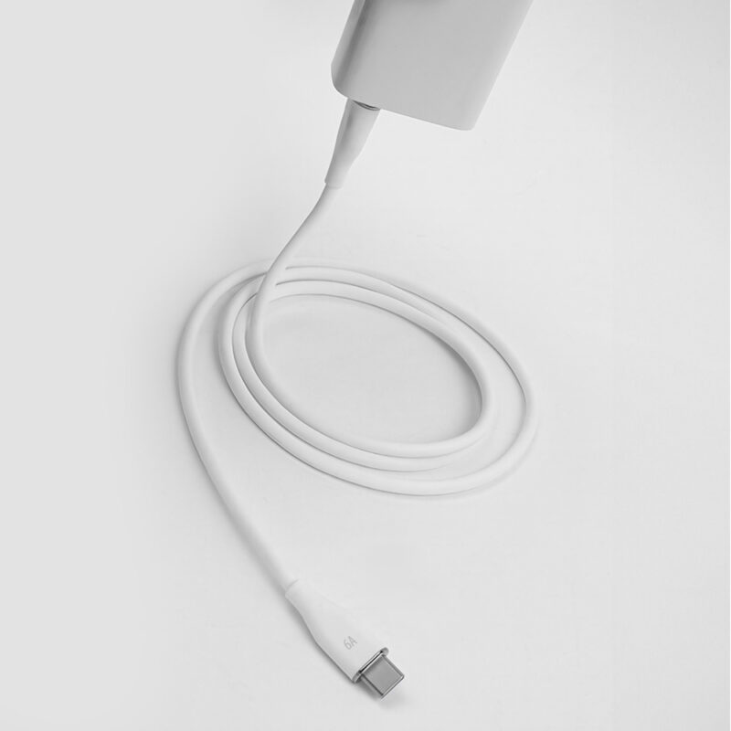 Forever cable USB - USB-C 1,0 m 6A white - Bild 6