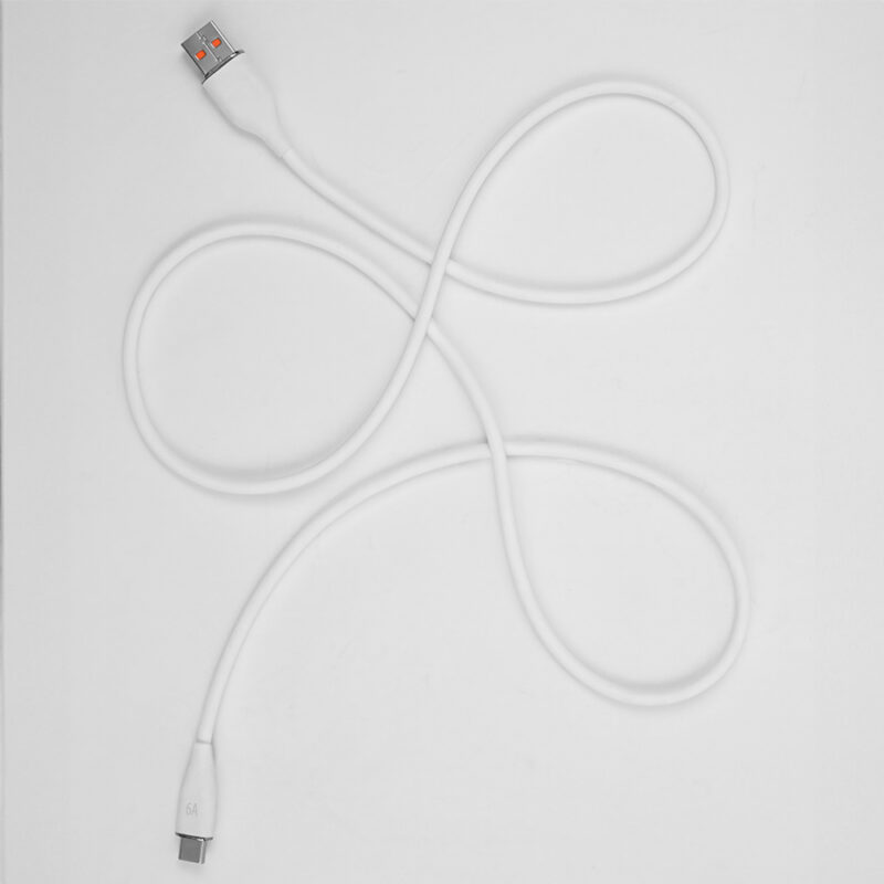 Forever cable USB - USB-C 1,0 m 6A white - Bild 10