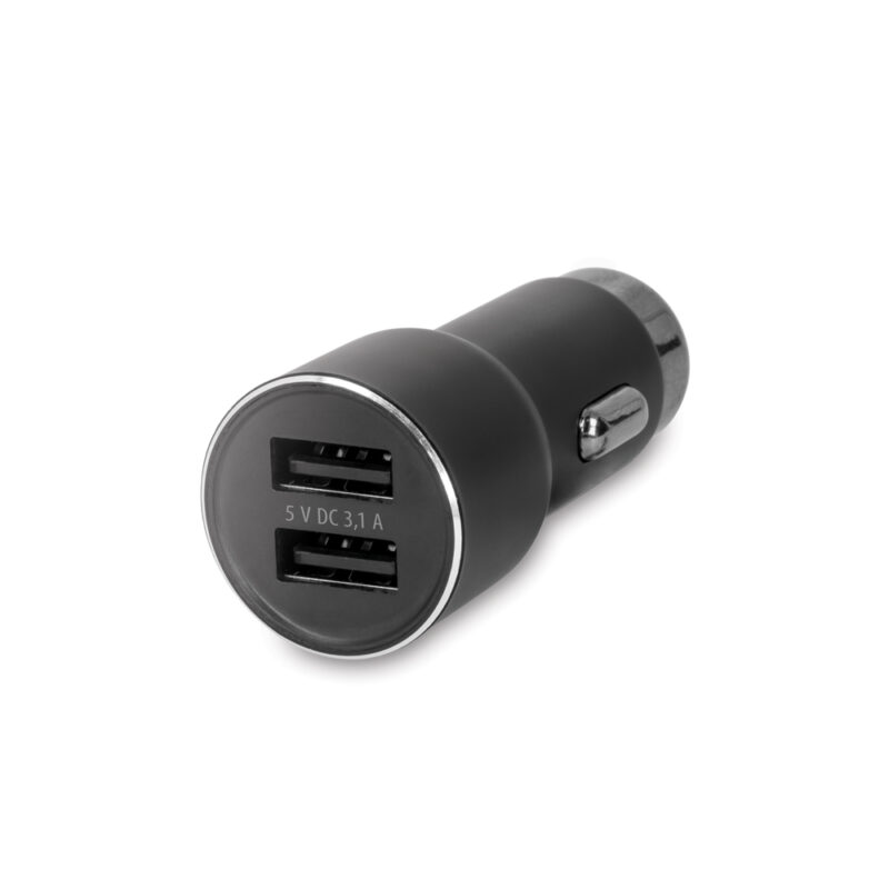 Forever CC-04 car charger 2x USB 3.1A black - Bild 5