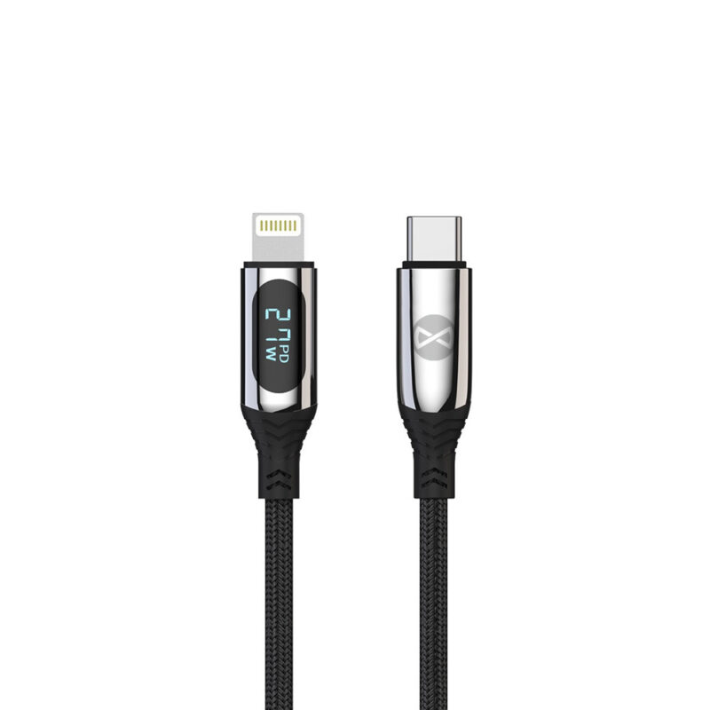 Forever LCD cable USB-C - Lightning 1,0 m 27W black