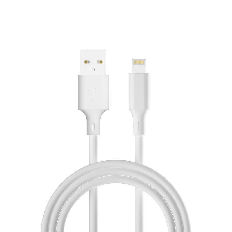 Forever recycling cable USB-A - Lightning 1,5m 2,4A HDKR12-AL-00 white - Bild 3