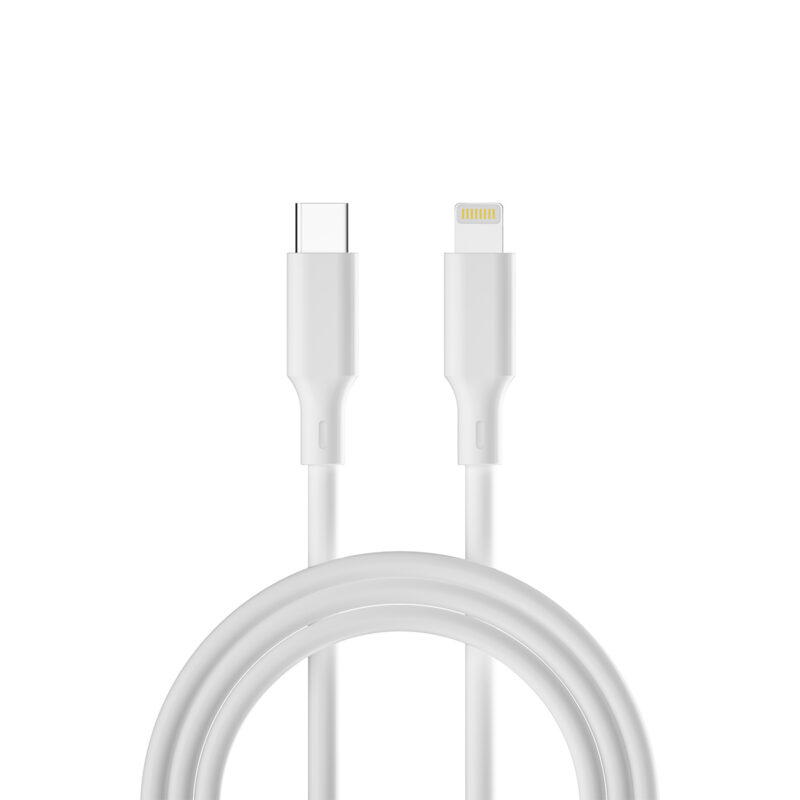 Forever recycling cable USB-C - Lightning 1,5m 3A KR12-CL-00 white - Bild 3