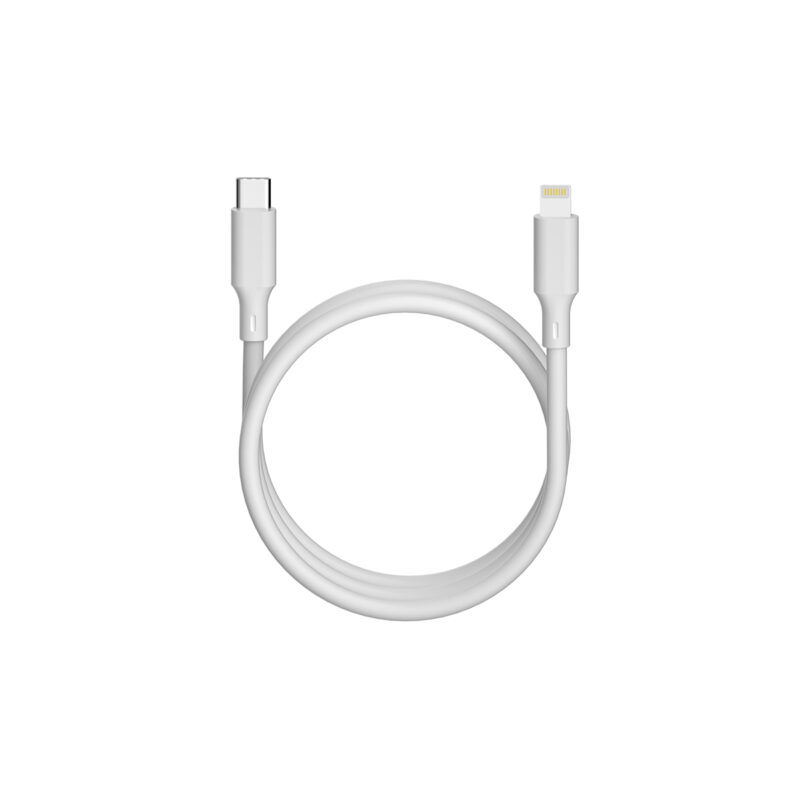 Forever recycling cable USB-C - Lightning 1,5m 3A KR12-CL-00 white - Bild 4