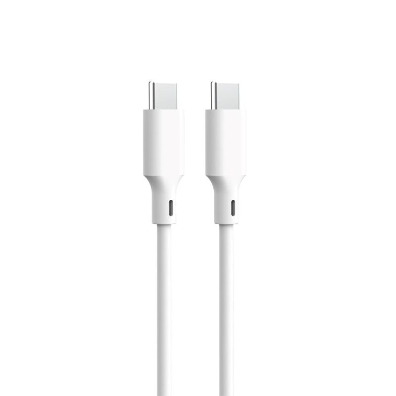 Forever recycling cable USB-C - USB-C 1,5m 3A KR15-CC-00 white