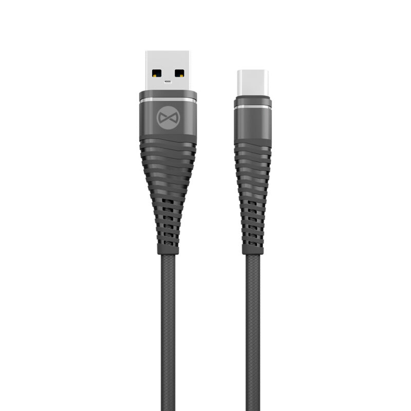 Forever Shark cable USB - USB-C 1,0 m 2A black