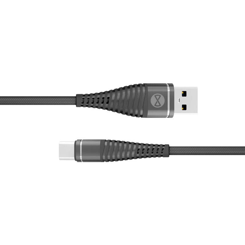 Forever Shark cable USB - USB-C 1,0 m 2A black - Bild 3