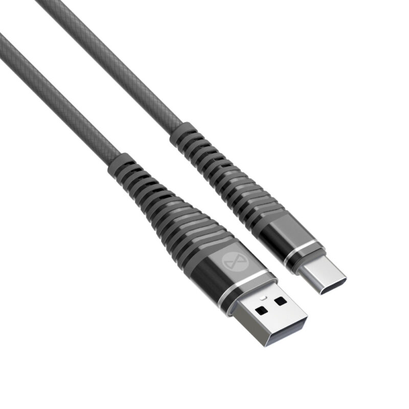 Forever Shark cable USB - USB-C 1,0 m 2A black - Bild 4