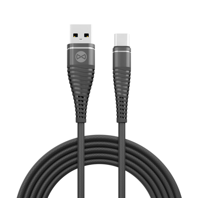 Forever Shark cable USB - USB-C 1,0 m 2A black - Bild 5