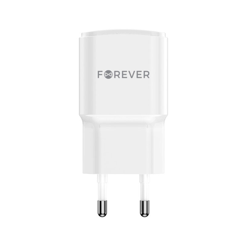 Forever TC-01-20AC PD QC charger 1x USB-C 1x USB 20W white - Bild 5