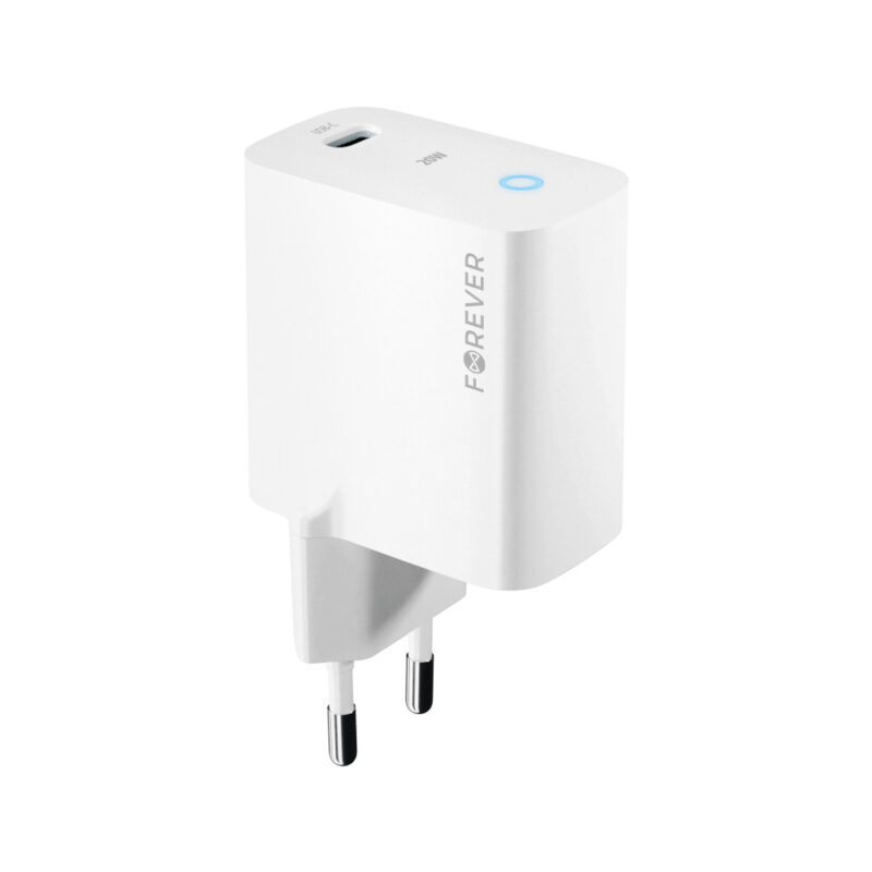 Forever TC-06-20C PD QC charger 1x USB-C 20W white - Bild 5