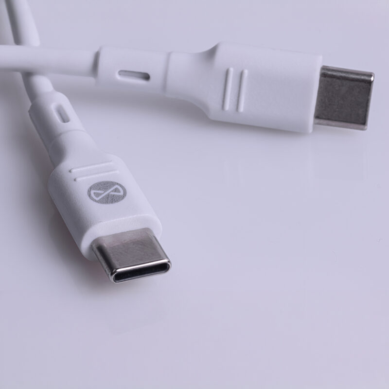 Forever TC-07-30AC PD QC charger 1x USB-C 1x USB 30W white + USB-C - USB-C cable 60W - Bild 15