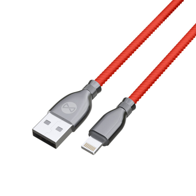 Forever Tornado cable USB - Lightning 1,0 m 3A red - Bild 4