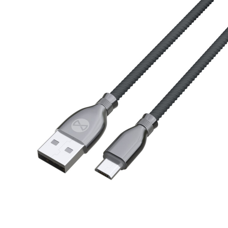 Forever Tornado cable USB - microUSB 1,0 m 3A black - Bild 4