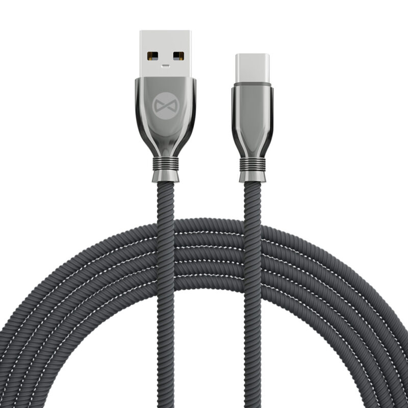 Forever Tornado cable USB - USB-C 1,0 m 3A black - Bild 3