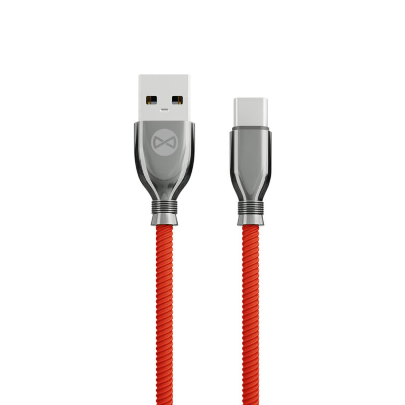 Forever Tornado cable USB - USB-C 1,0 m 3A red