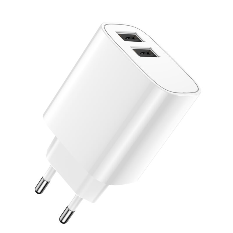 Forever wall charger 2xUSB 2,4A LS-03 white