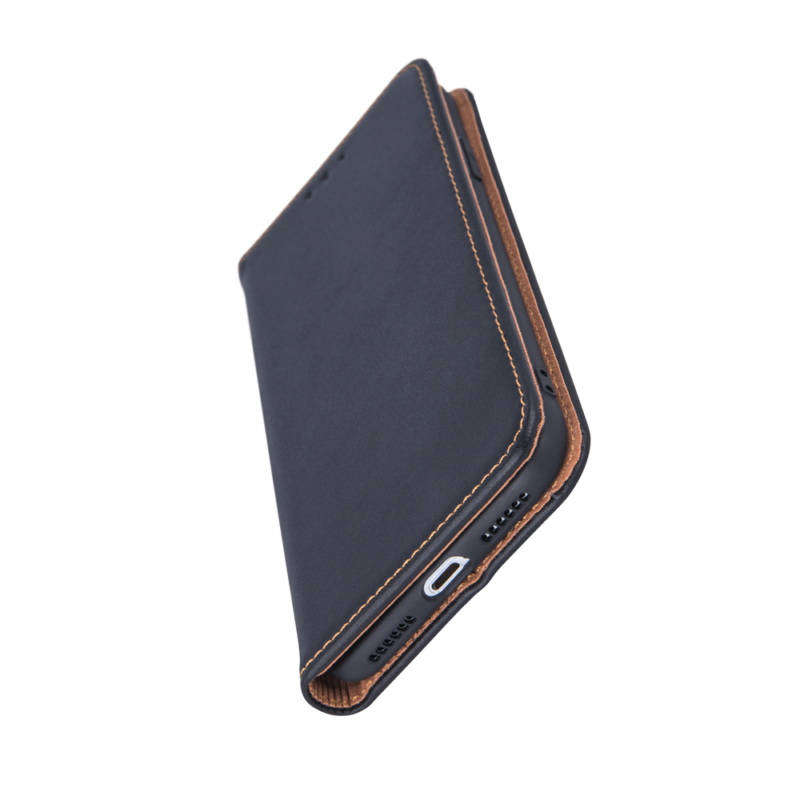 Geniune Leather Smart Pro for iPhone 15 Pro 6,1" black - Bild 3