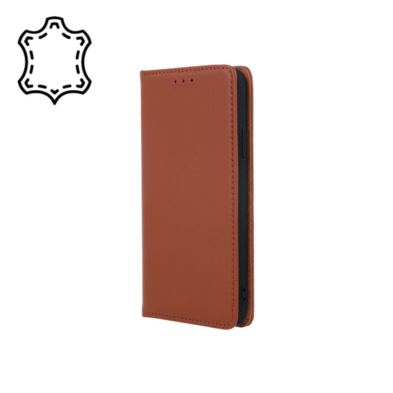 Genuine Leather Smart Pro case for Samsung Galaxy A54 5G brown