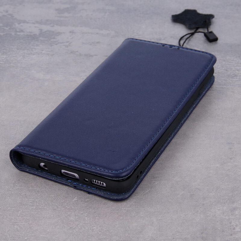 Genuine Leather Smart Pro case for Samsung Galaxy A54 5G navy blue - Bild 6