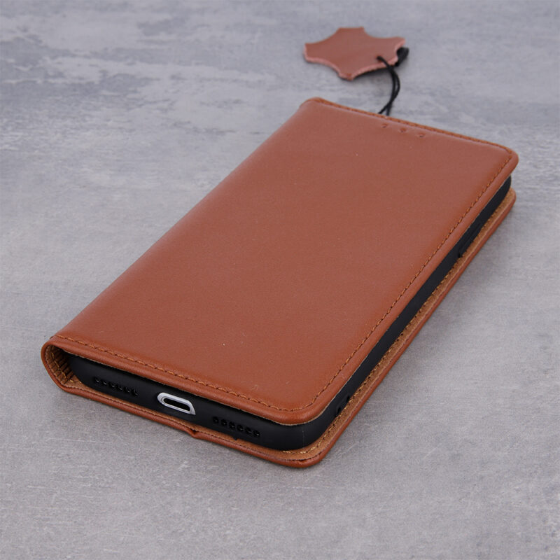 Genuine Leather Smart Pro for iPhone 16 6,1" brown - Bild 6