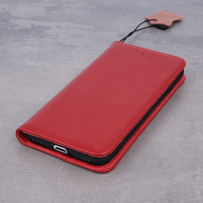 Genuine Leather Smart Pro for iPhone 16 6,1" maroon - Bild 6