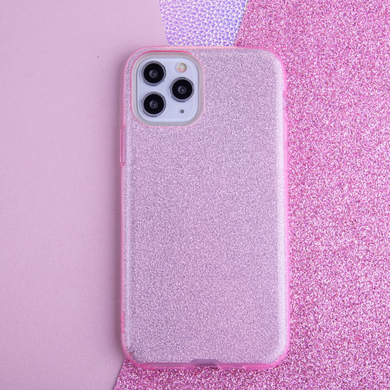 Glitter 3in1 case for iPhone 15 Pro 6,1" pink - Bild 8