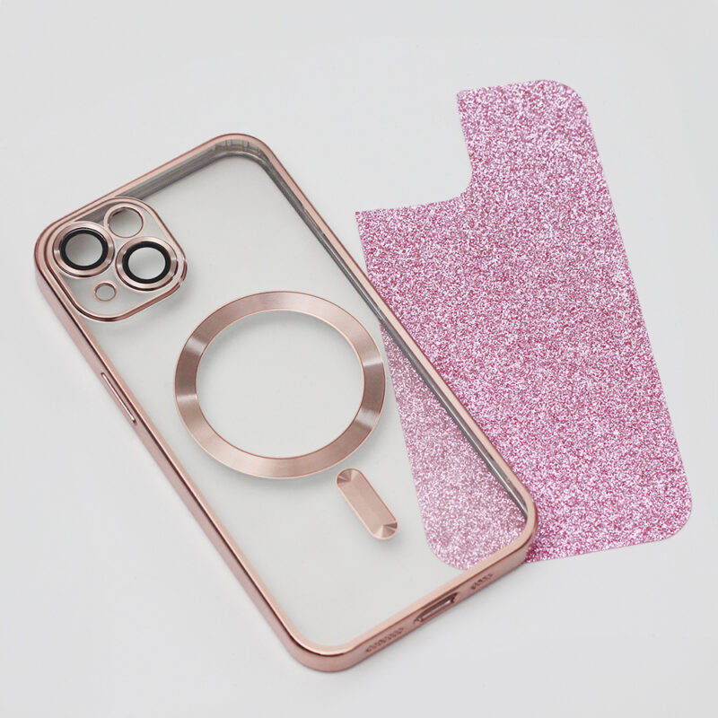 Glitter Chrome Mag case for iPhone 11 pink - Bild 5