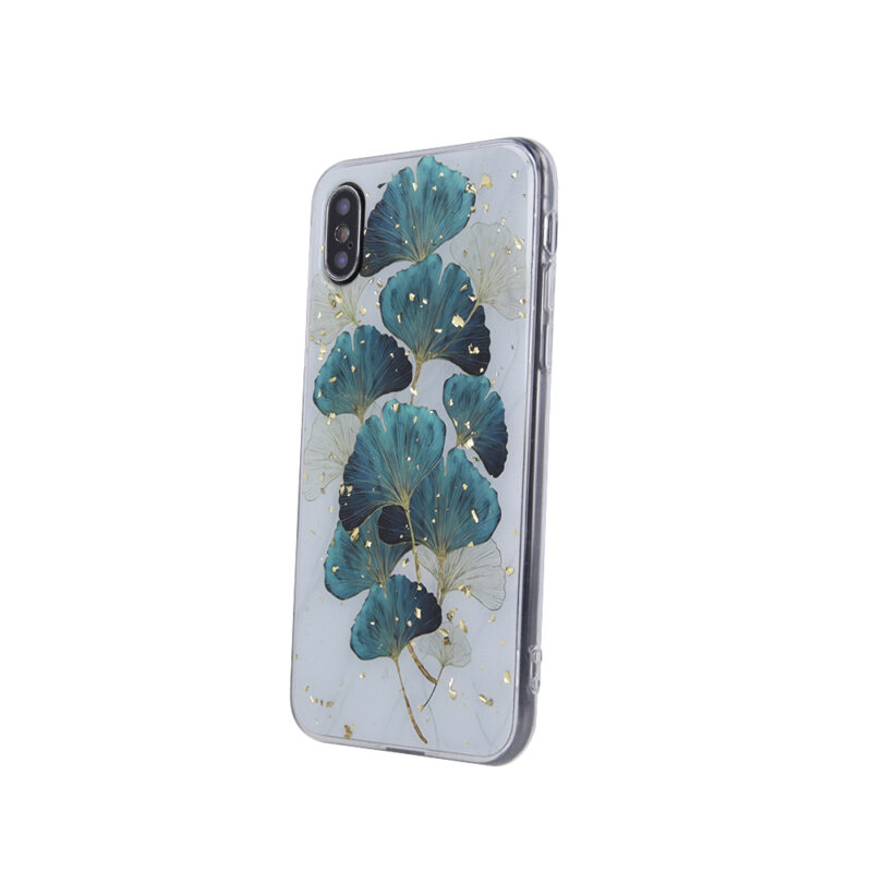 Gold Glam case for iPhone 11 leaves