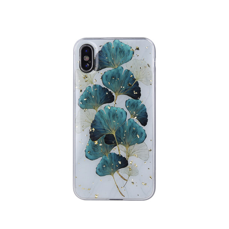 Gold Glam case for iPhone 15 6,1" leaves - Bild 3