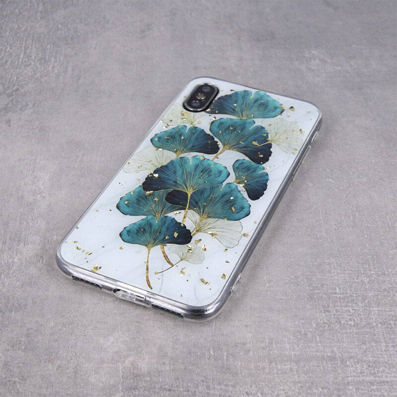 Gold Glam case for iPhone 15 6,1" leaves - Bild 7