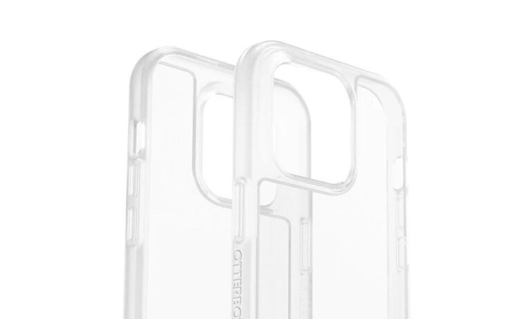 iPhone 14 Pro transparent skal och skärmskydd paket ⭐️ OtterBox React + Trusted Glass till iPhone 14 Pro