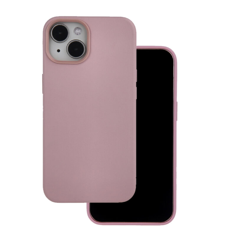 Mag Leather case for do iPhone 14 Pro 6,1" light pink