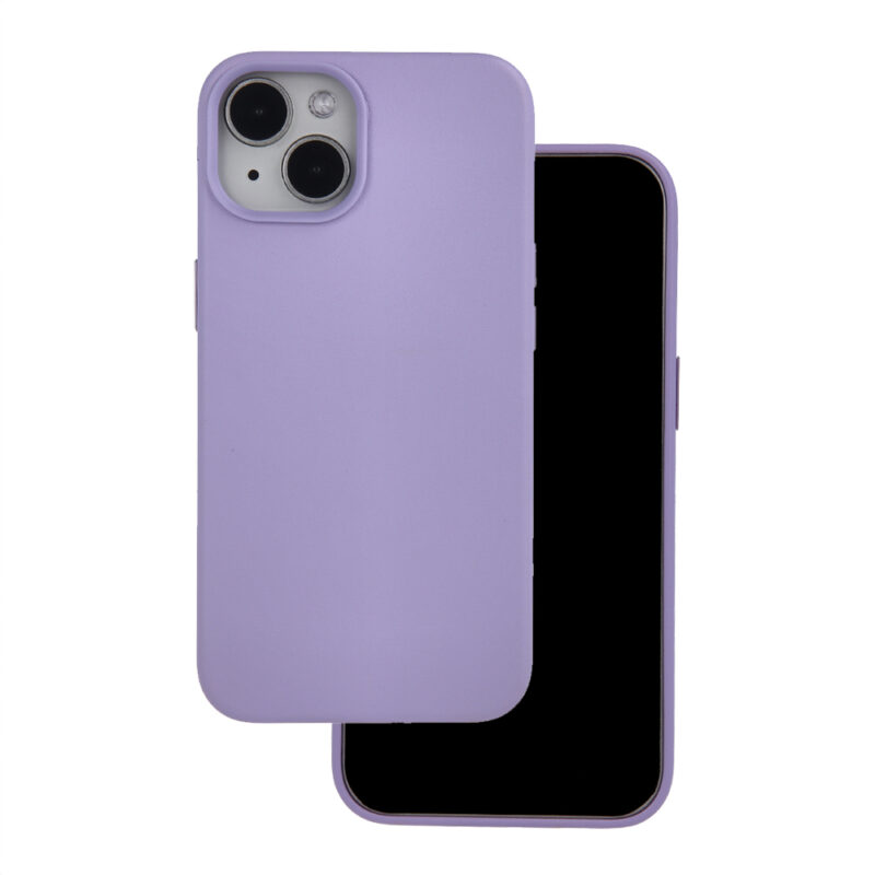 Mag Leather case for iPhone 12 / 12 Pro 6,1" purple