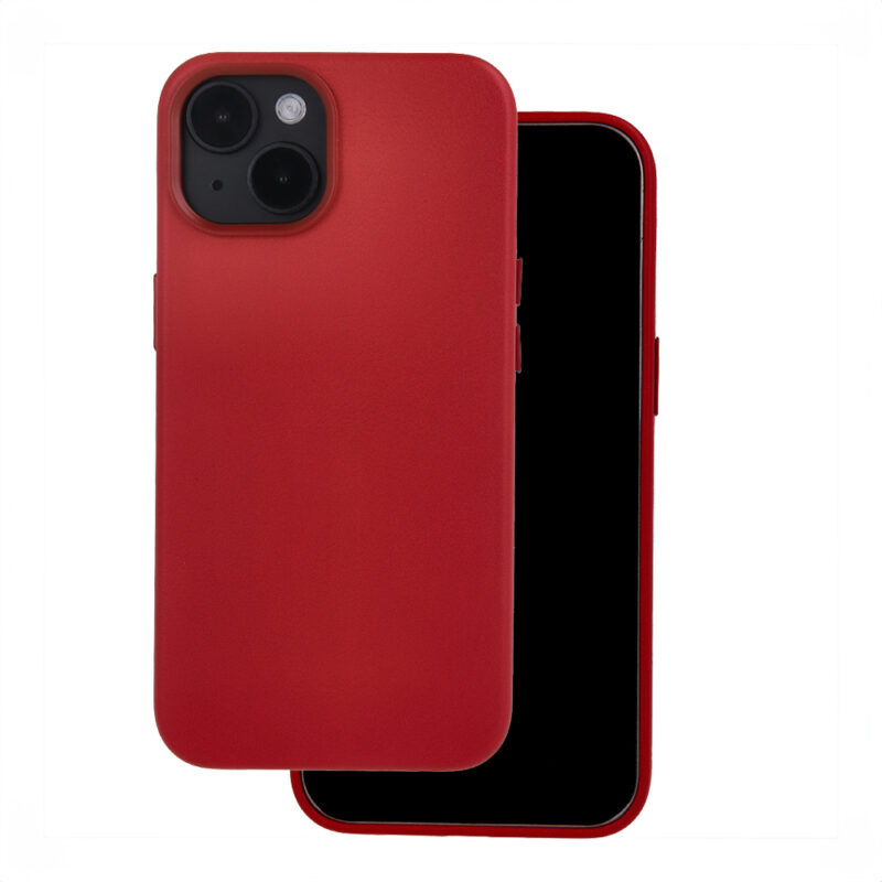 Mag Leather case for iPhone 12 / 12 Pro 6,1" red