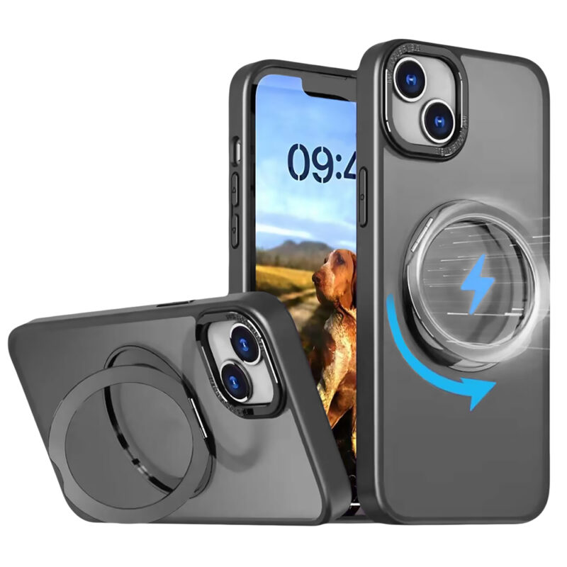 Mag Ring Rotating case for iPhone 12 Pro Max 6,7 black - Bild 3