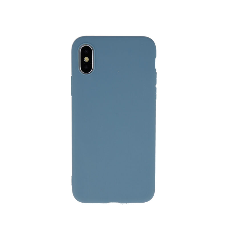 Matt TPU case for iPhone 7 / 8 / SE 2020 / SE 2022 gray blue - Bild 3