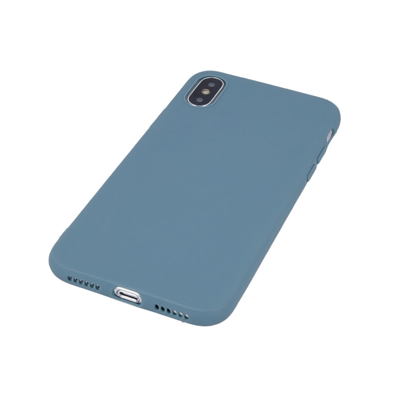 Matt TPU case for iPhone 7 / 8 / SE 2020 / SE 2022 gray blue - Bild 4