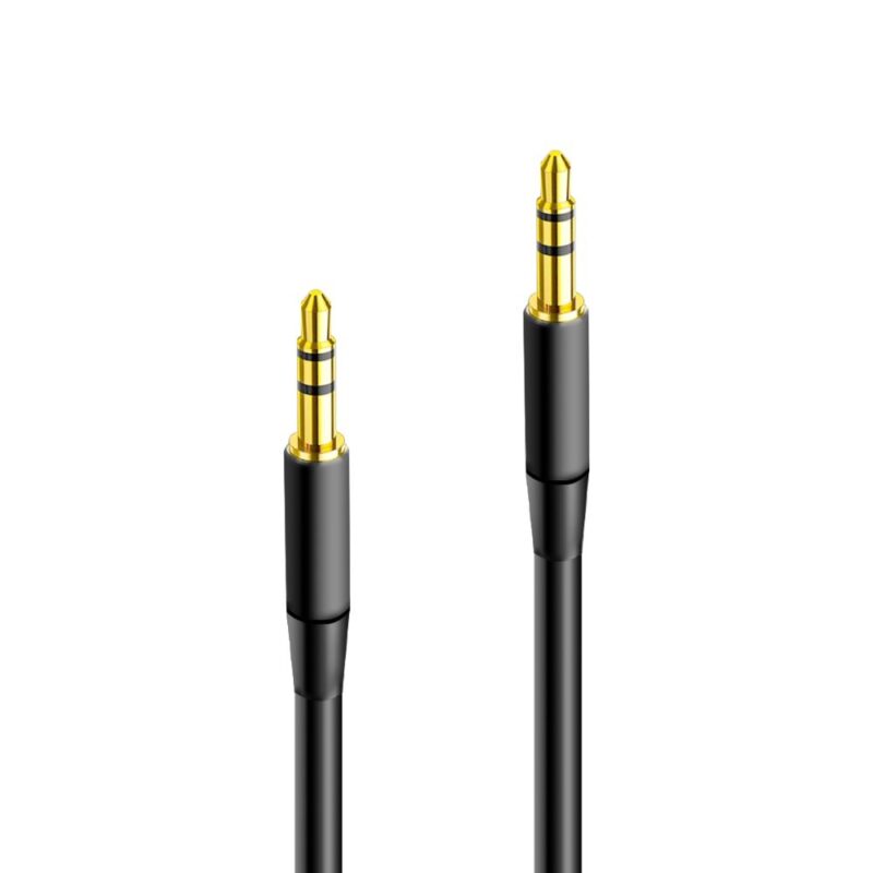 Maxlife audio cable jack 3.5 mm - jack 3.5 mm 1m black - Bild 3