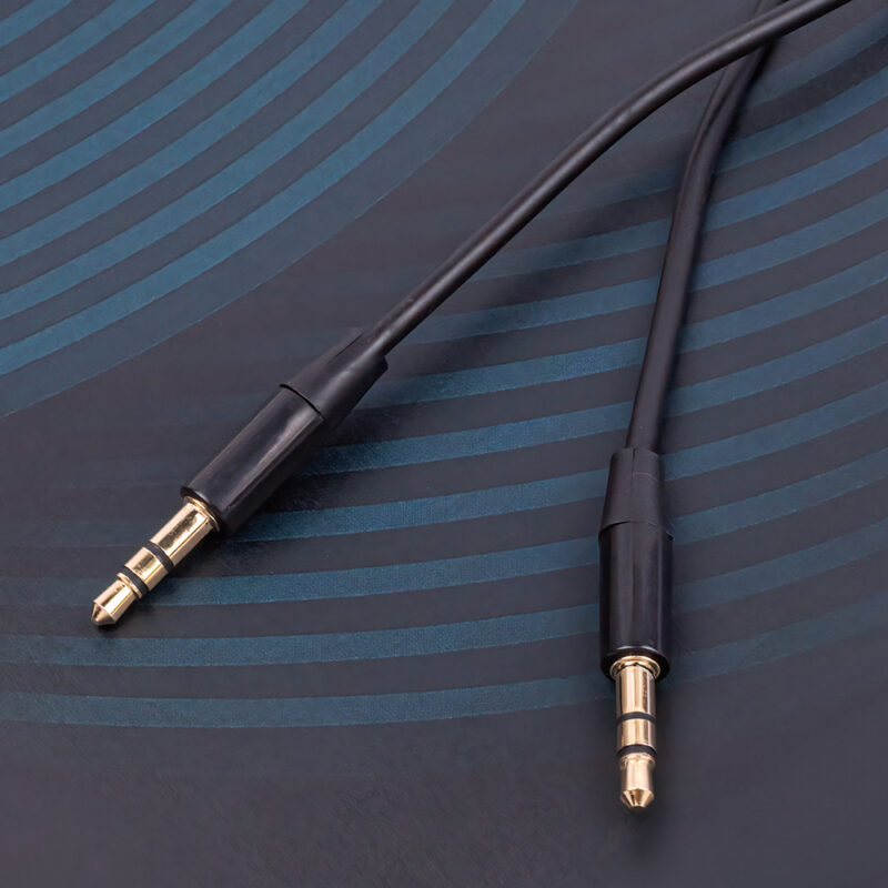 Maxlife audio cable jack 3.5 mm - jack 3.5 mm 1m black - Bild 5