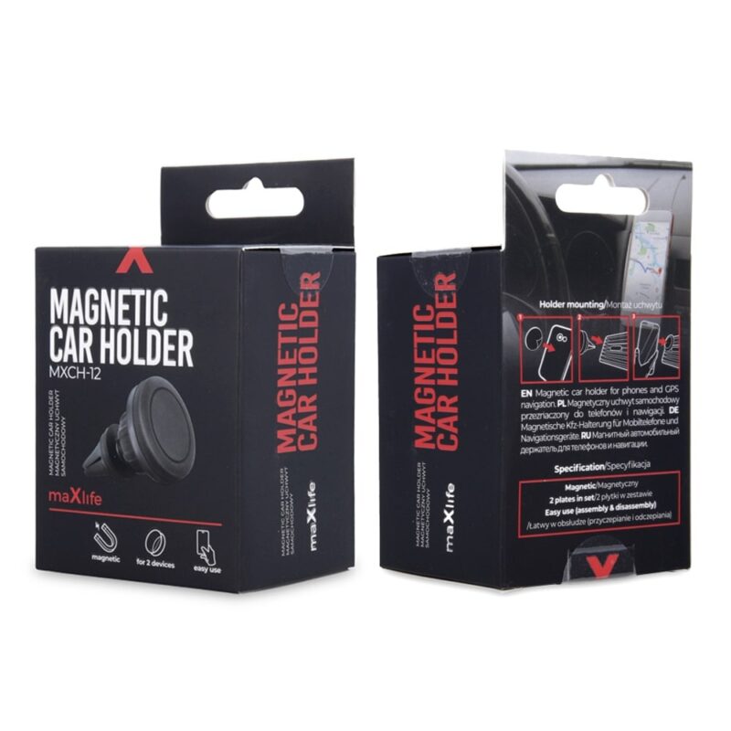 Maxlife car holder for air vent MXCH-12 magnetic black - Bild 8