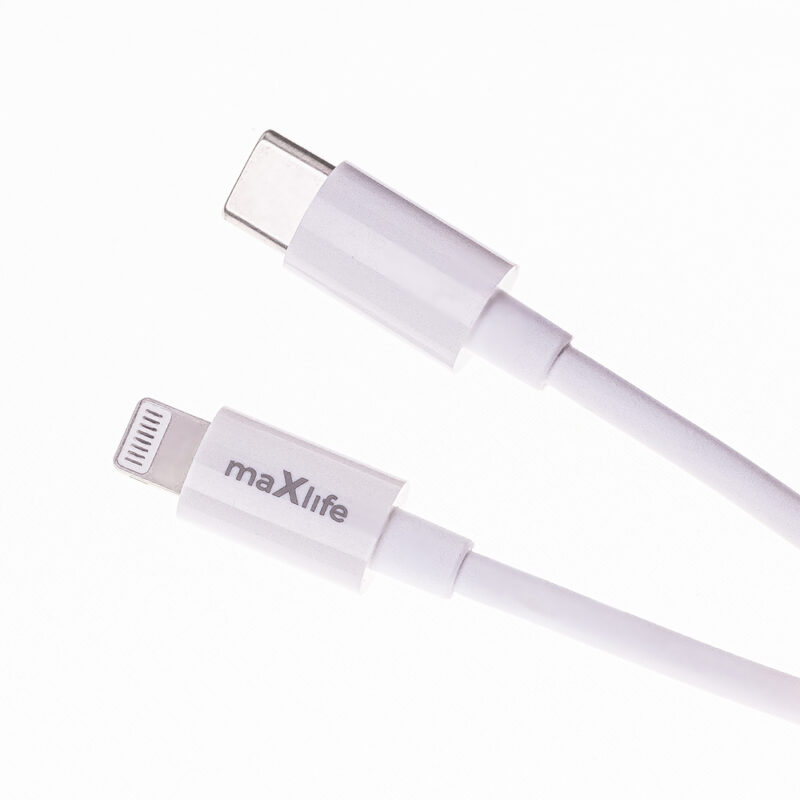 Maxlife MXTC-06-20AC PD QC charger 1x USB-C 1x USB 20W white + USB-C - Lightning cable 20W - Bild 10