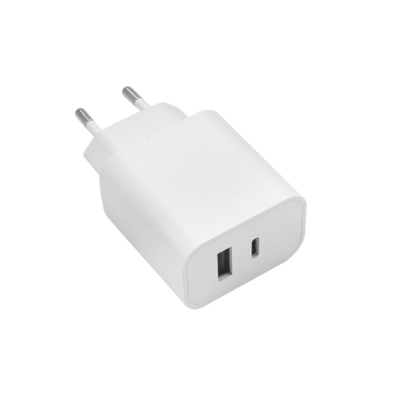 Maxlife MXTC-06 PD QC charger 1x USB-C 1x USB 20W white - Bild 3