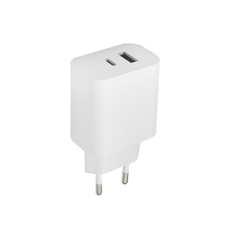 Maxlife MXTC-06 PD QC charger 1x USB-C 1x USB 20W white - Bild 8