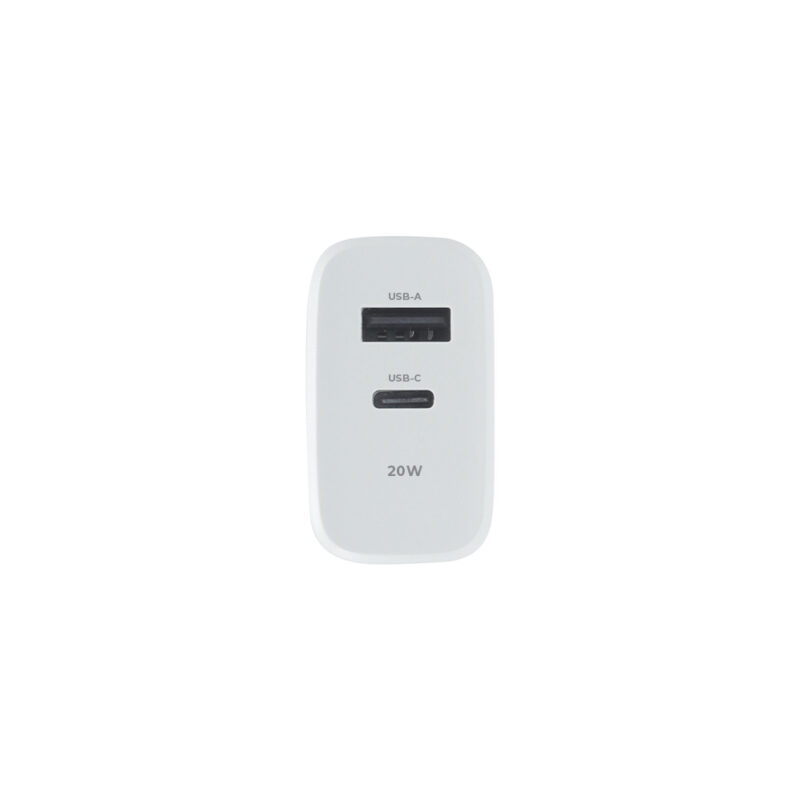 Maxlife MXTC-10-20AC PD QC charger 1x USB-C 1x USB 20W white - Bild 4