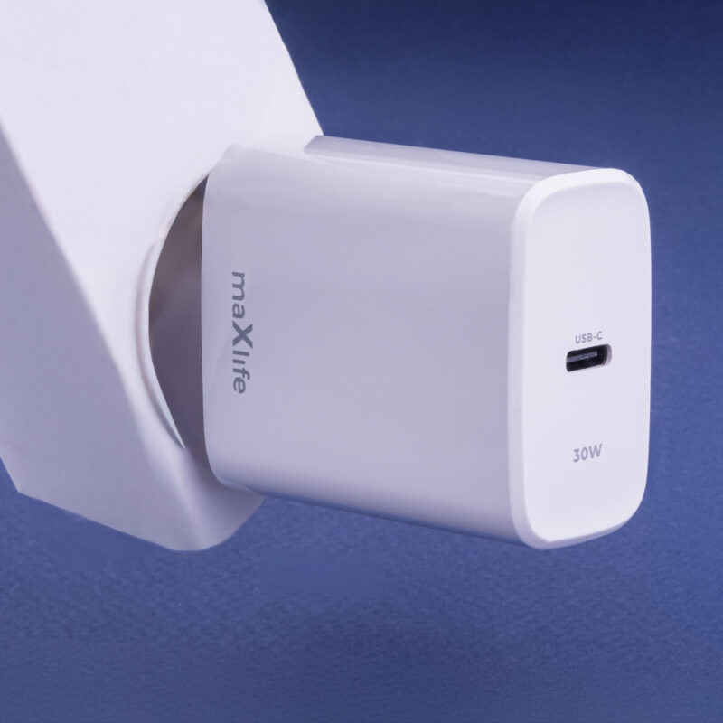 Maxlife MXTC-10-30C PD QC charger 1x USB-C 30W white - Bild 5