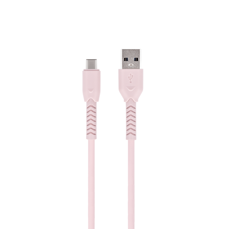 Maxlife MXUC-04 cable USB - USB-C 1,0 m 3A pink - Bild 3