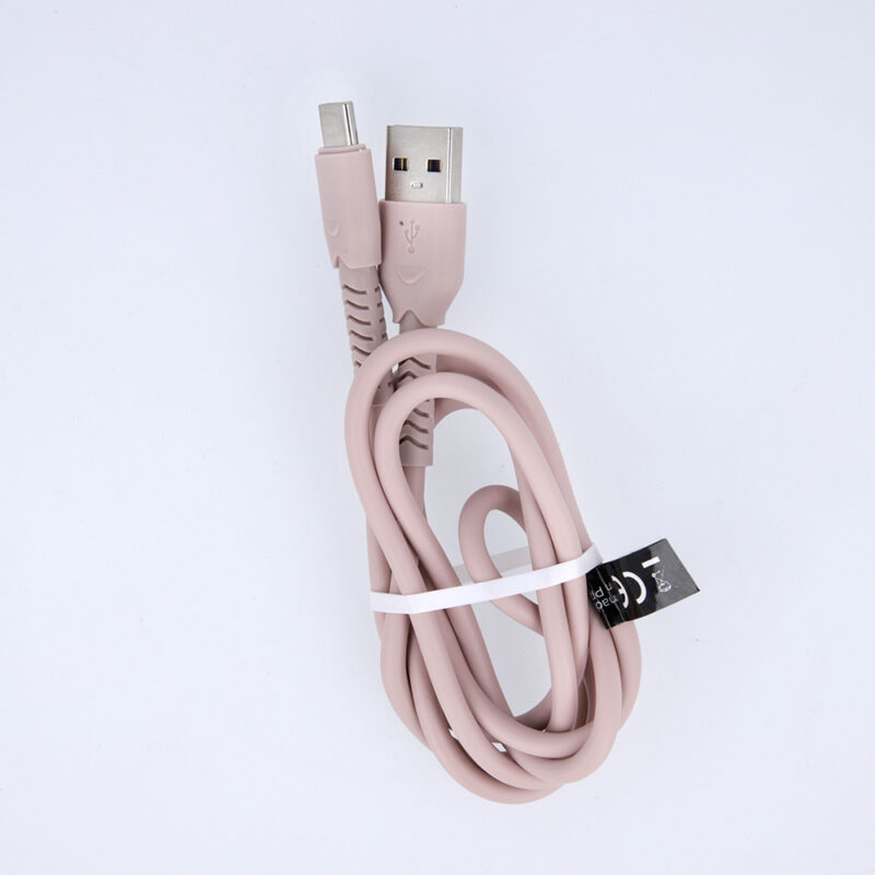 Maxlife MXUC-04 cable USB - USB-C 1,0 m 3A pink - Bild 5