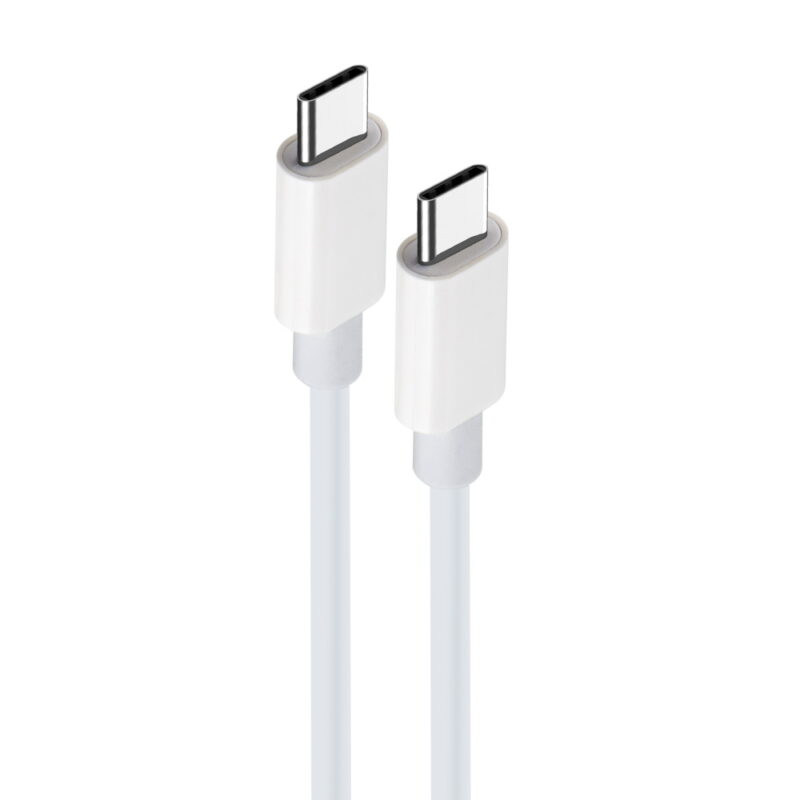 Maxlife MXUC-05 cable USB-C - USB-C 1,0 m 100W white