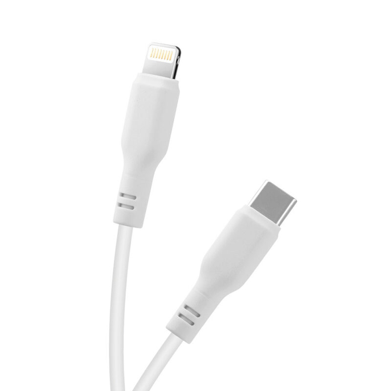 Maxlife MXUC-10 MFi cable USB-C - Lightning 1,0 m 27W white - Bild 3