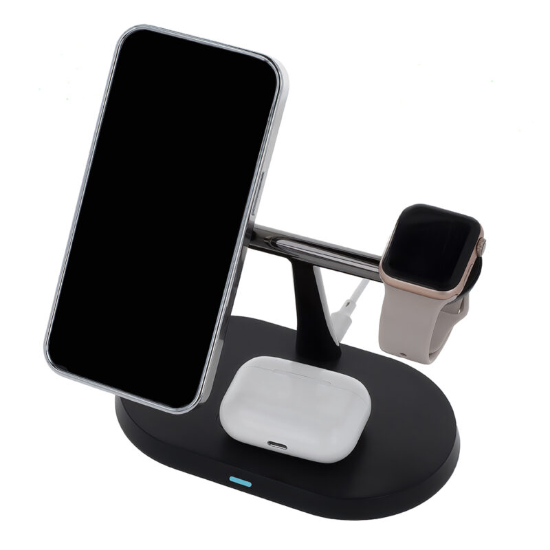 Maxlife MXWC-03 magnetic wireless charger 15W black 3in1 - Bild 11